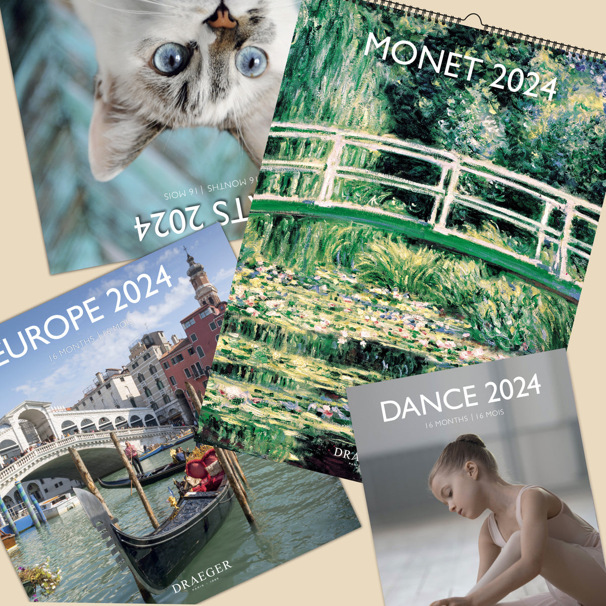 Agenda papier et calendriers 2024 – Draeger Paris