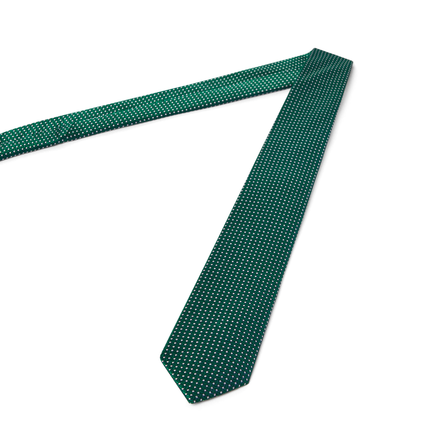 Cravate motif Grains de Café - Vert