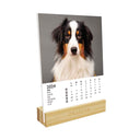Calendrier Socle Bambou Annee Theme Photos Chiens 2024