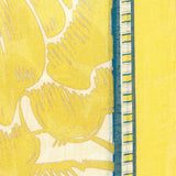 Foulard femme - motif jouy - jaune