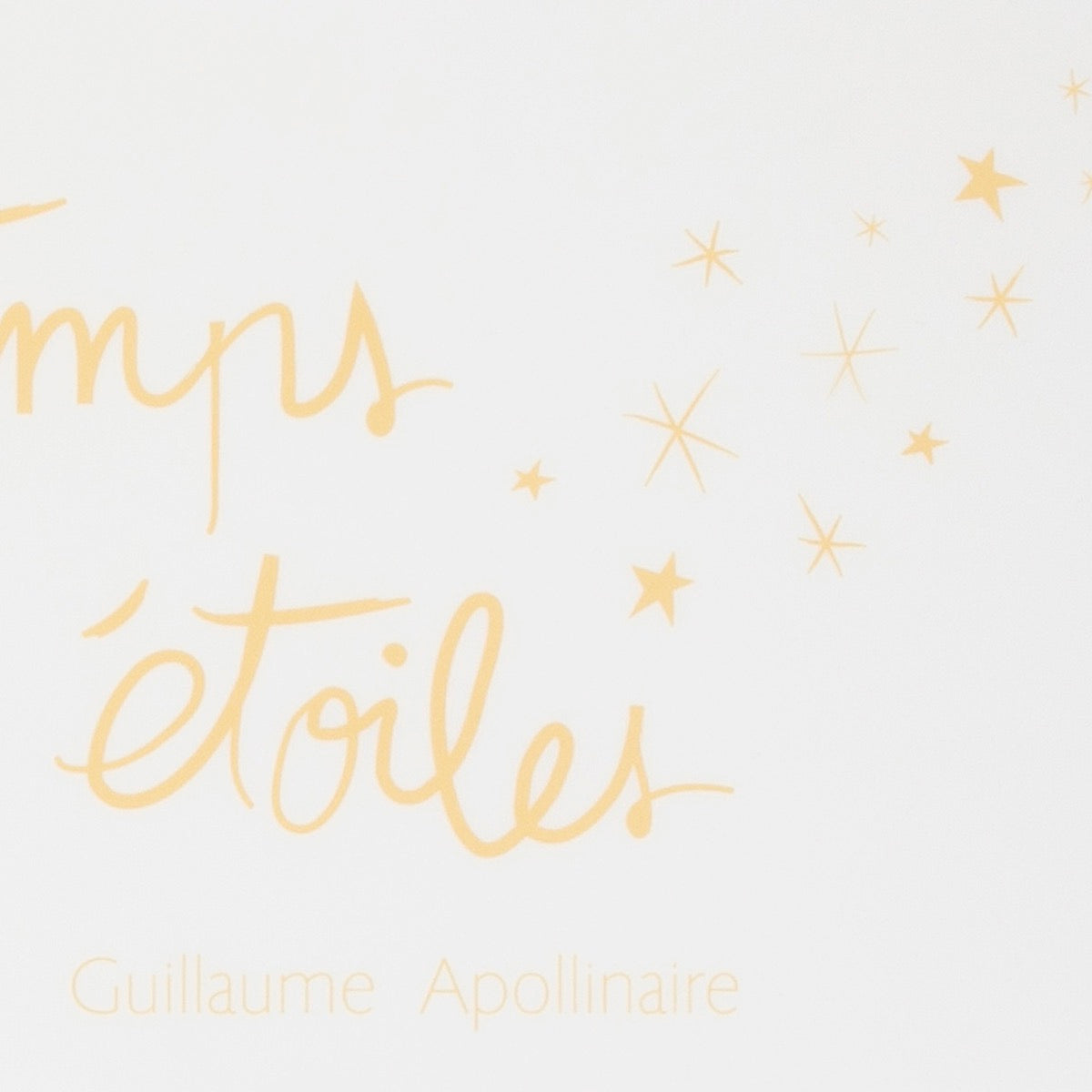 Sticker citation G. Apollinaire Rallumer les étoiles