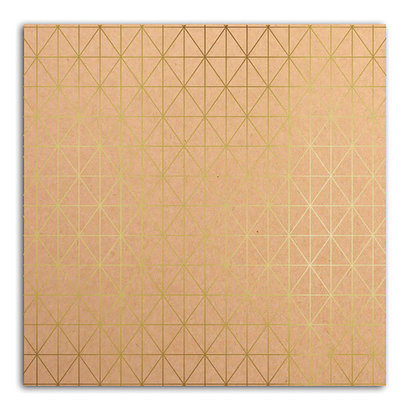 Papier scrapbooking Mahé Kraft Or 30,5x30,5 cm