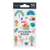 Stickers autocollants - Jungle - 305 pièces