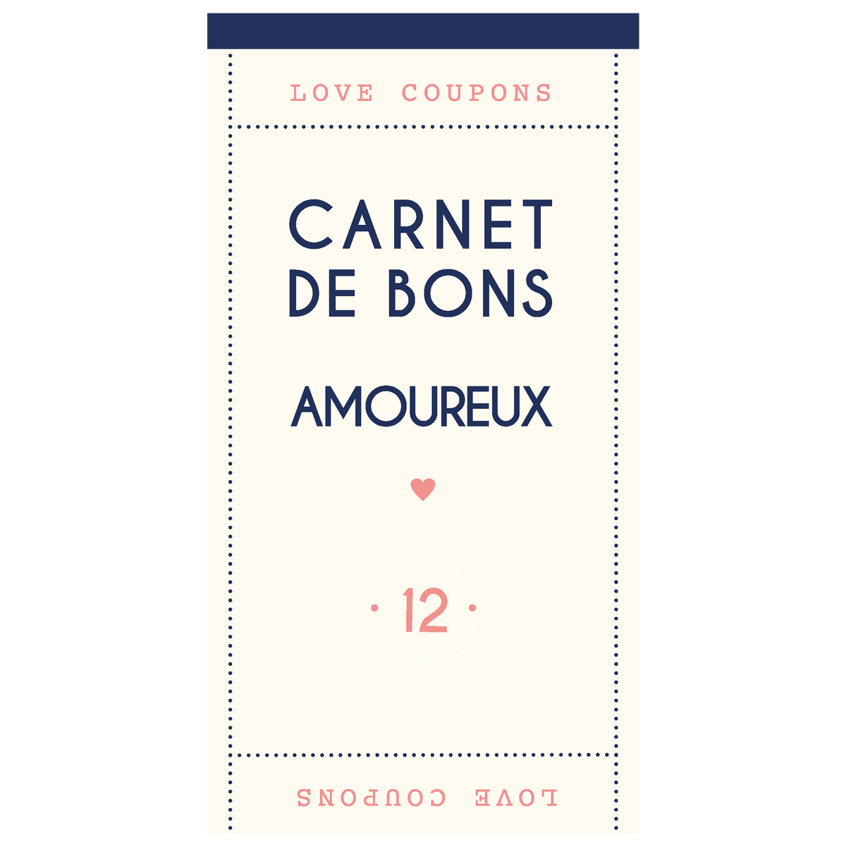 Carnet de bons pour les amoureux - 12 chèques – Draeger Paris