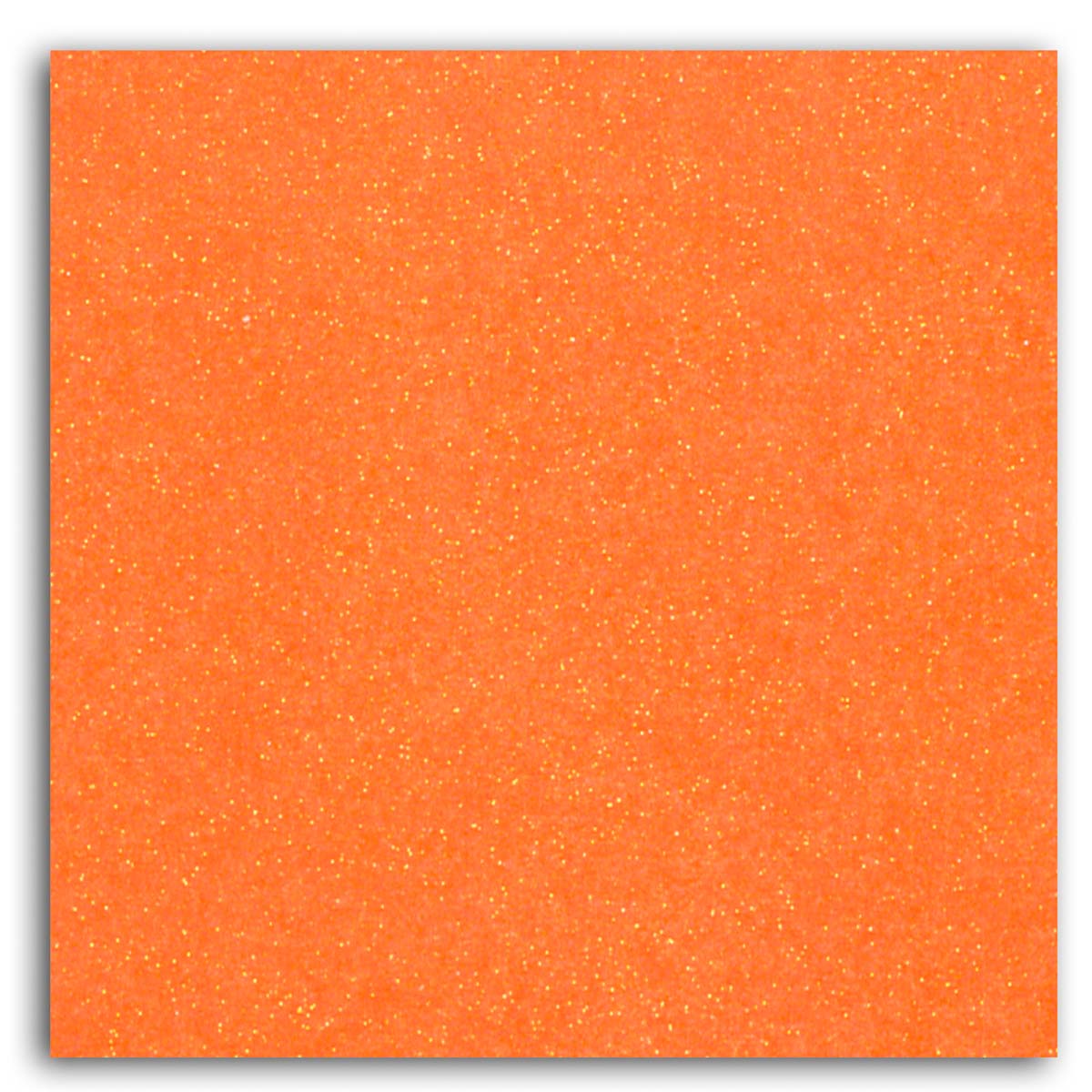 Tissu pailleté thermocollant - orange fluo