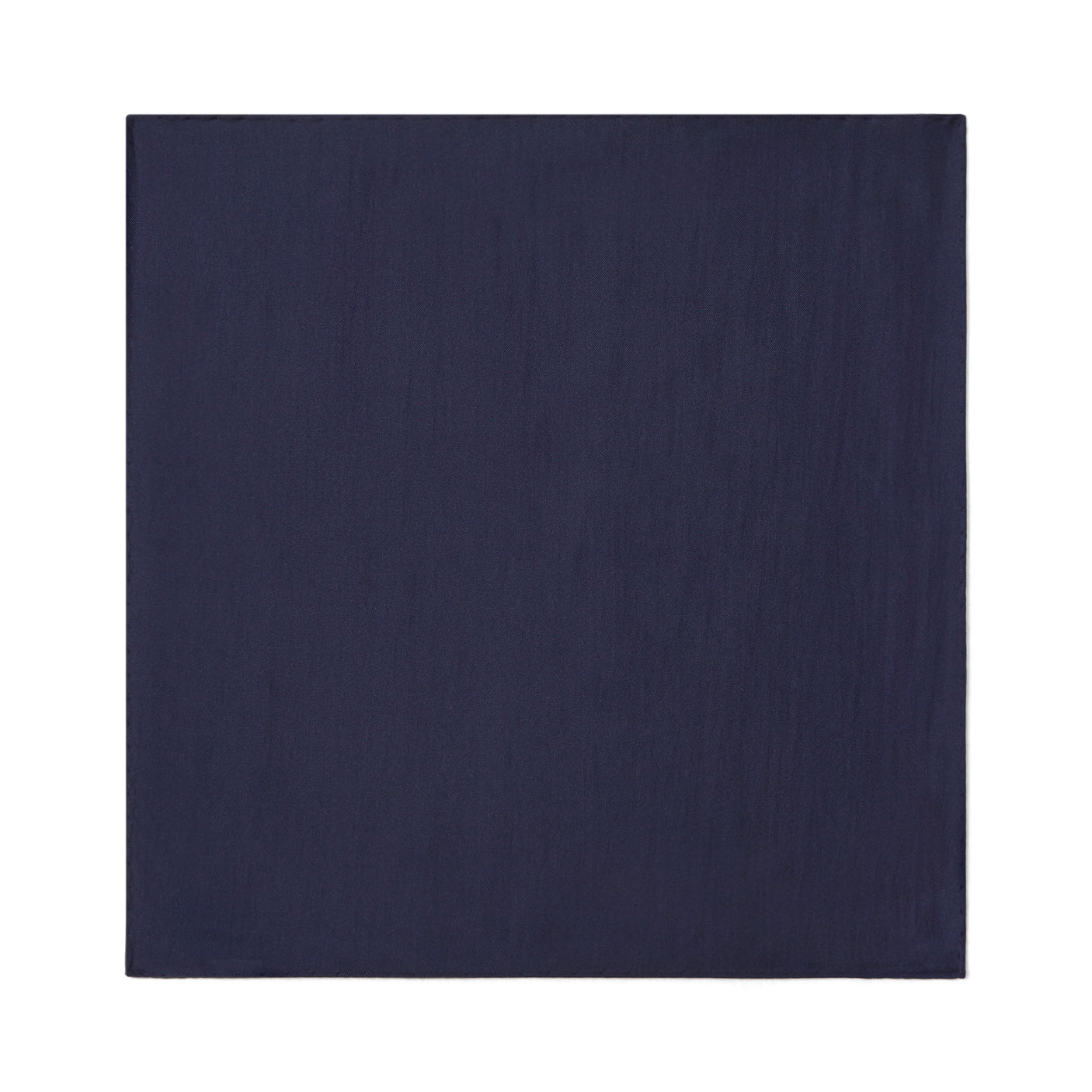 Pochette de costume en soie - bleu marine