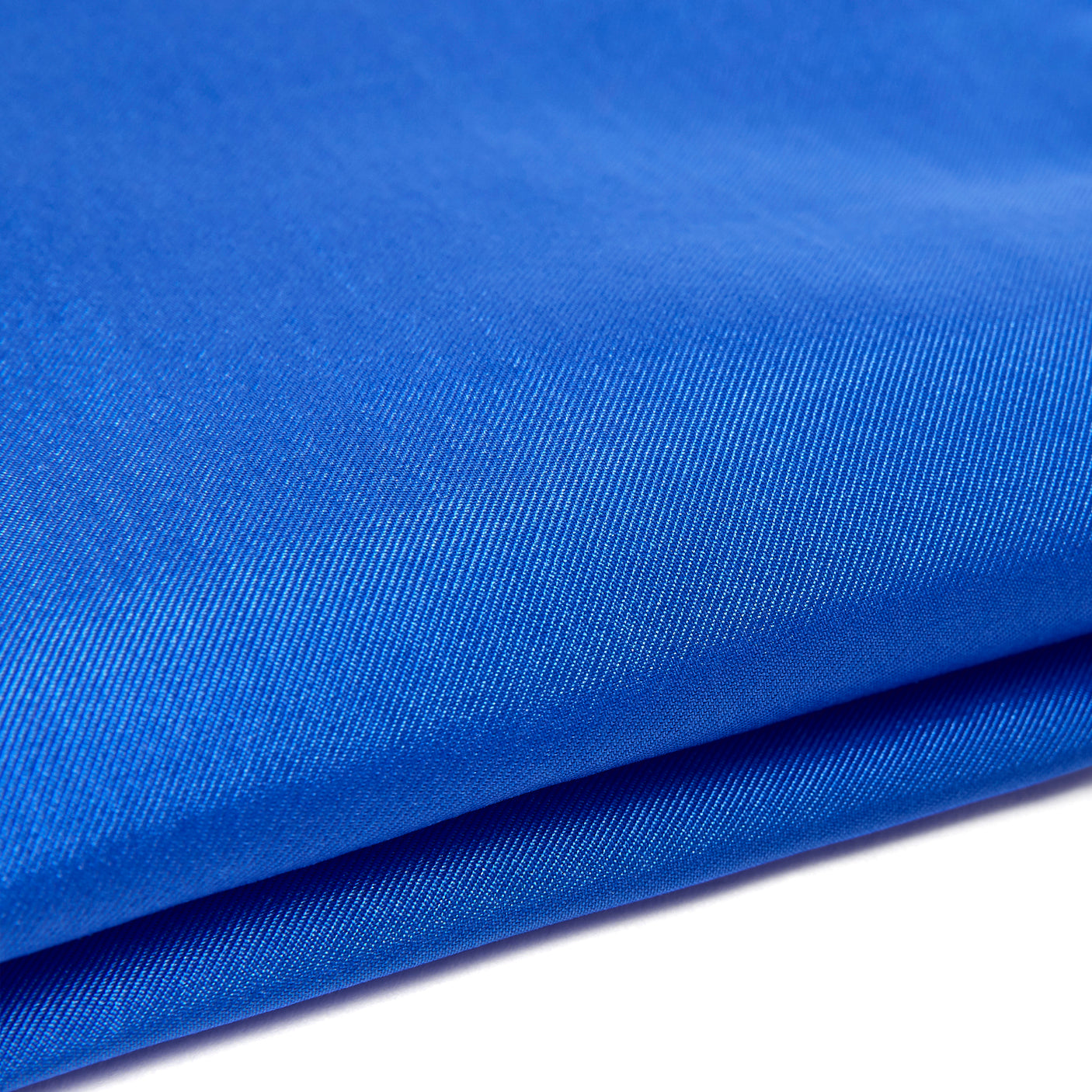 Pochette de costume en soie - bleu roi