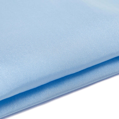 Pochette de costume en soie - bleu clair