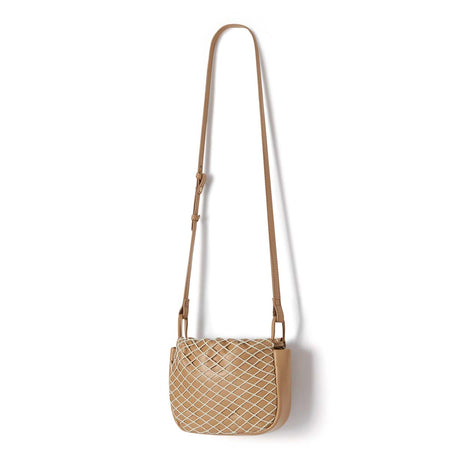 Round bag with mesh detail - 2 colors - Women