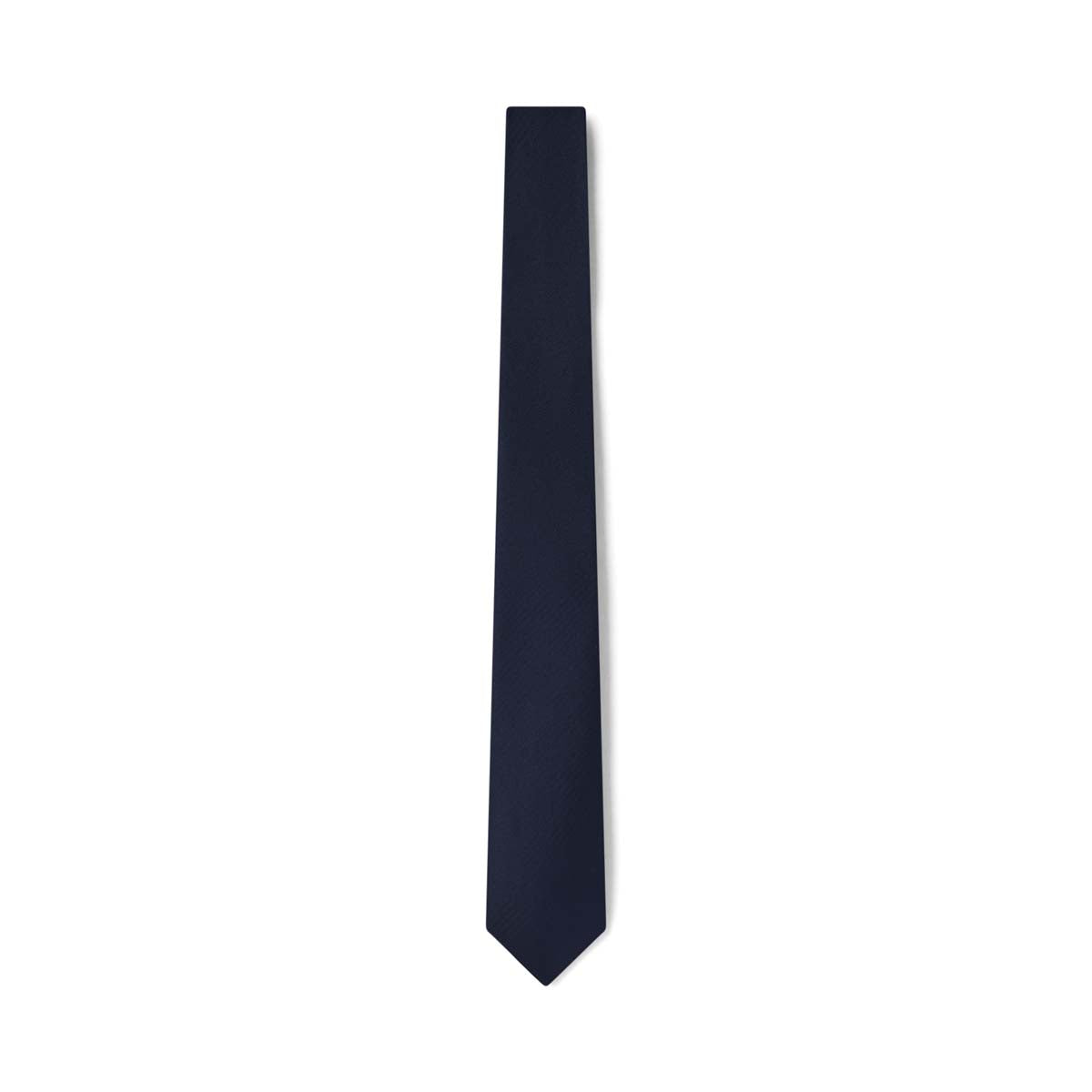 Cravate twill bleu marine