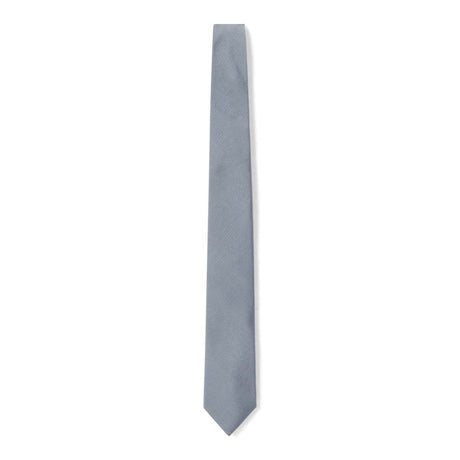 Cravate twill gris foncé