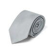 Cravate twill gris clair