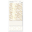 12 sachets en papier - 14,8x21 cm - Finitions blanc et or à chaud