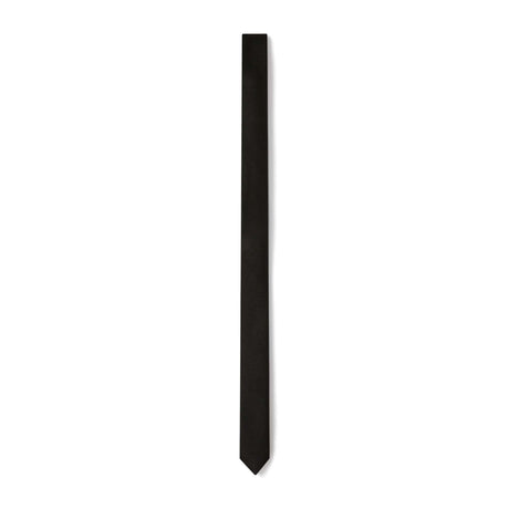 Plain black tie