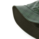Chapeau de pluie - bob motif carreaux kaki