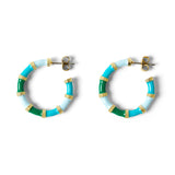 Colorful Email Hoop Earrings