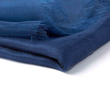 Etole cérémonie en soie - Bleu marine - 70x180 cm