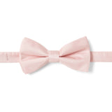 Pink twill bow tie