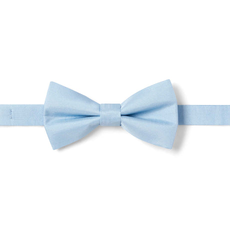 Sky blue twill bow tie