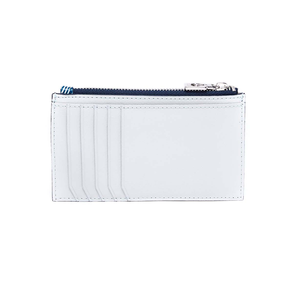 Women's zipped card holder - 100% leather - 5 compartments