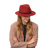 Wool Braid Detail Fedora Hat