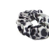 Chouchou léopard gris