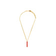 Collier Email Barre RIO Rouge