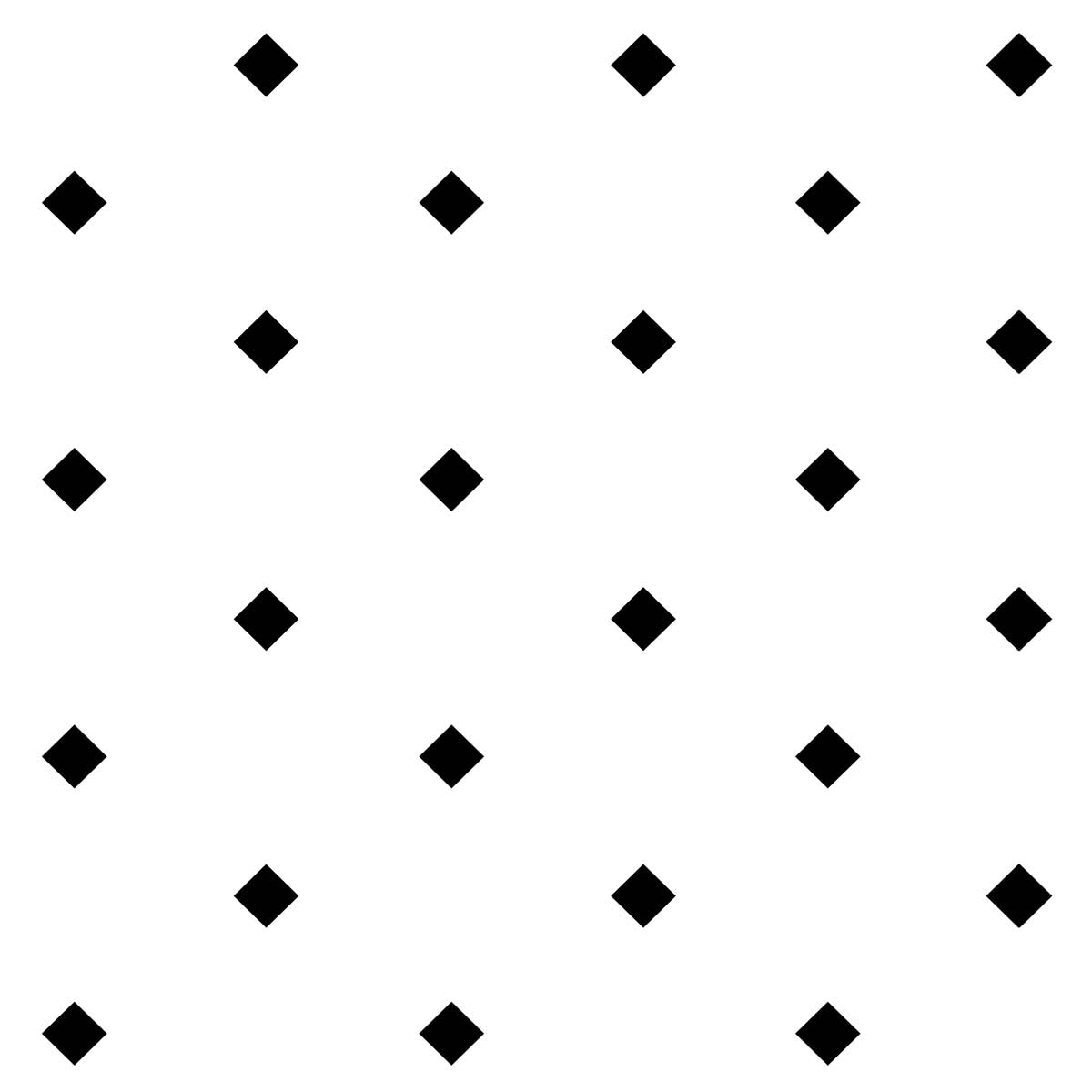 Lot de 8 carrés adhésifs - motif carré noir