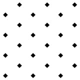 Lot de 8 carrés adhésifs - motif carré noir