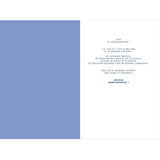 Carte d'anniversaire 50 ans en Or - Bleu foncé - A message - Pour Homme et Femme - 11,5 x 17 cm