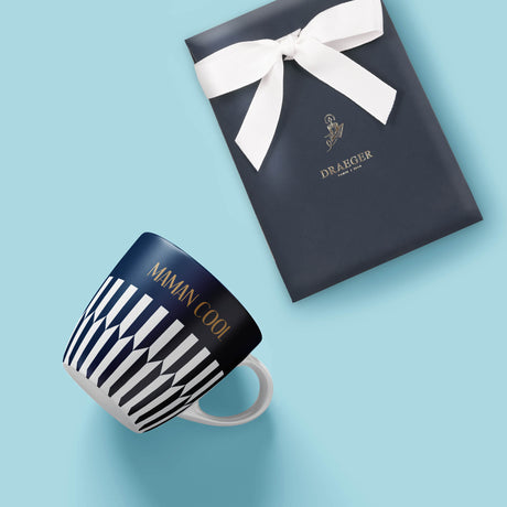 Kit Mug & Sac Cadeau - Bleu marine