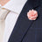 Boutonnière à fleur - Rose - Homme - 9x3,5 cm