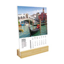 Calendrier Socle Bambou Annee Theme Photos Europe 2024