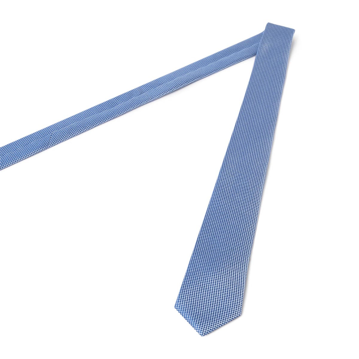 Cravate nattée 150 x 6 - Bleu