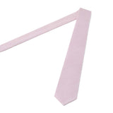 Cravate nattée 150 x 6 cm - Rose