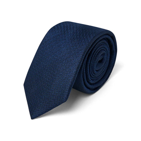 Cravate texturée 150 x 6 ou 7,5 cm - 100% soie