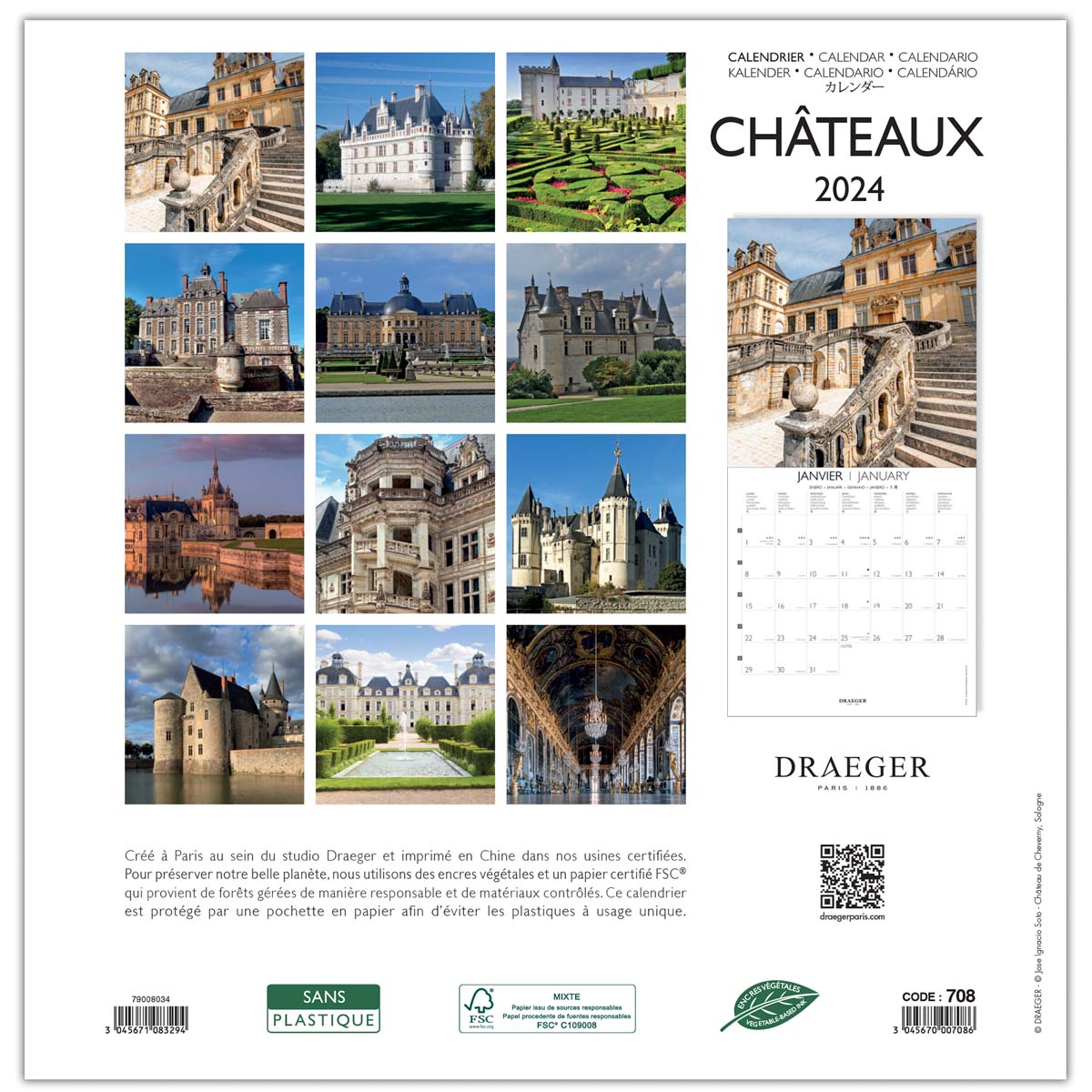 Grand Calendrier Theme Photos Chateaux 2024