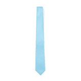 Cravate en Soie Twil Imprimée Bleu