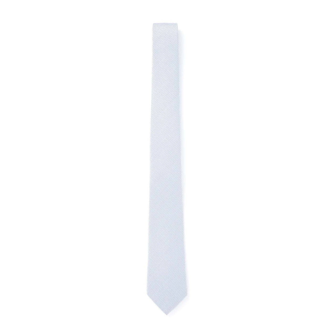Cravate à motif carrés - bleu