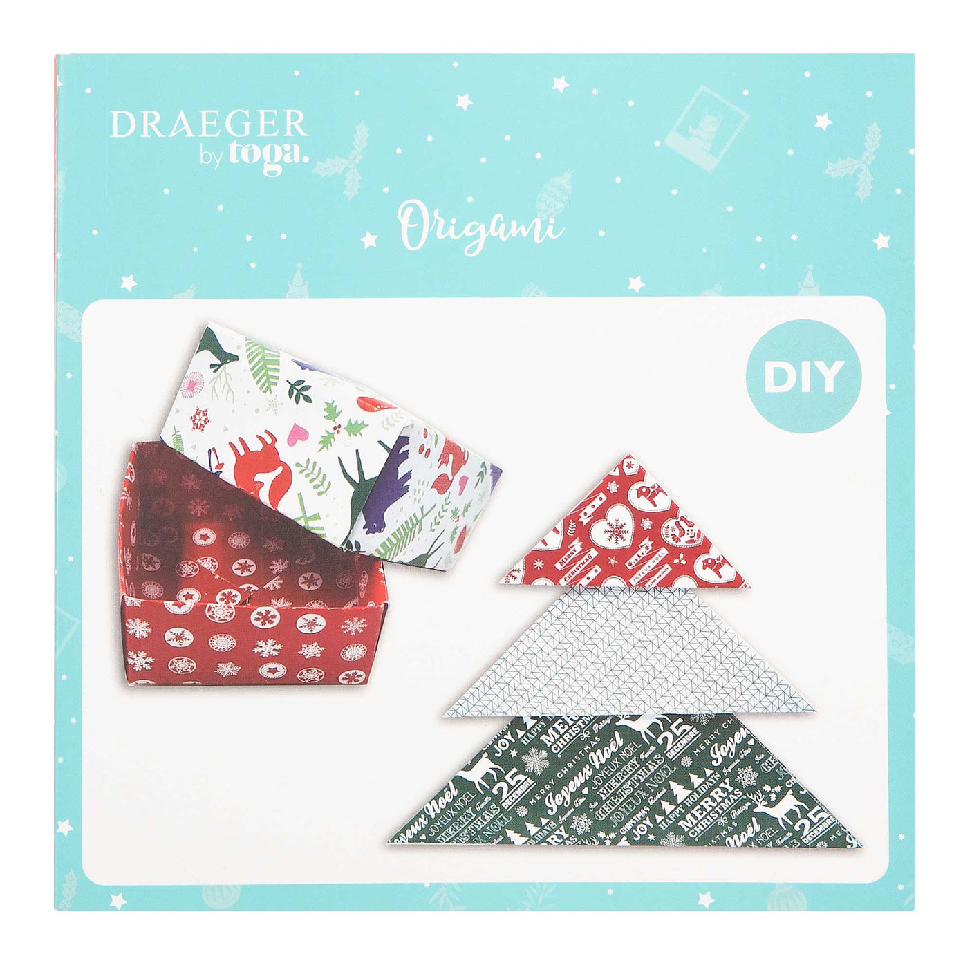 100 papeles de Origami - Navidad escandinava