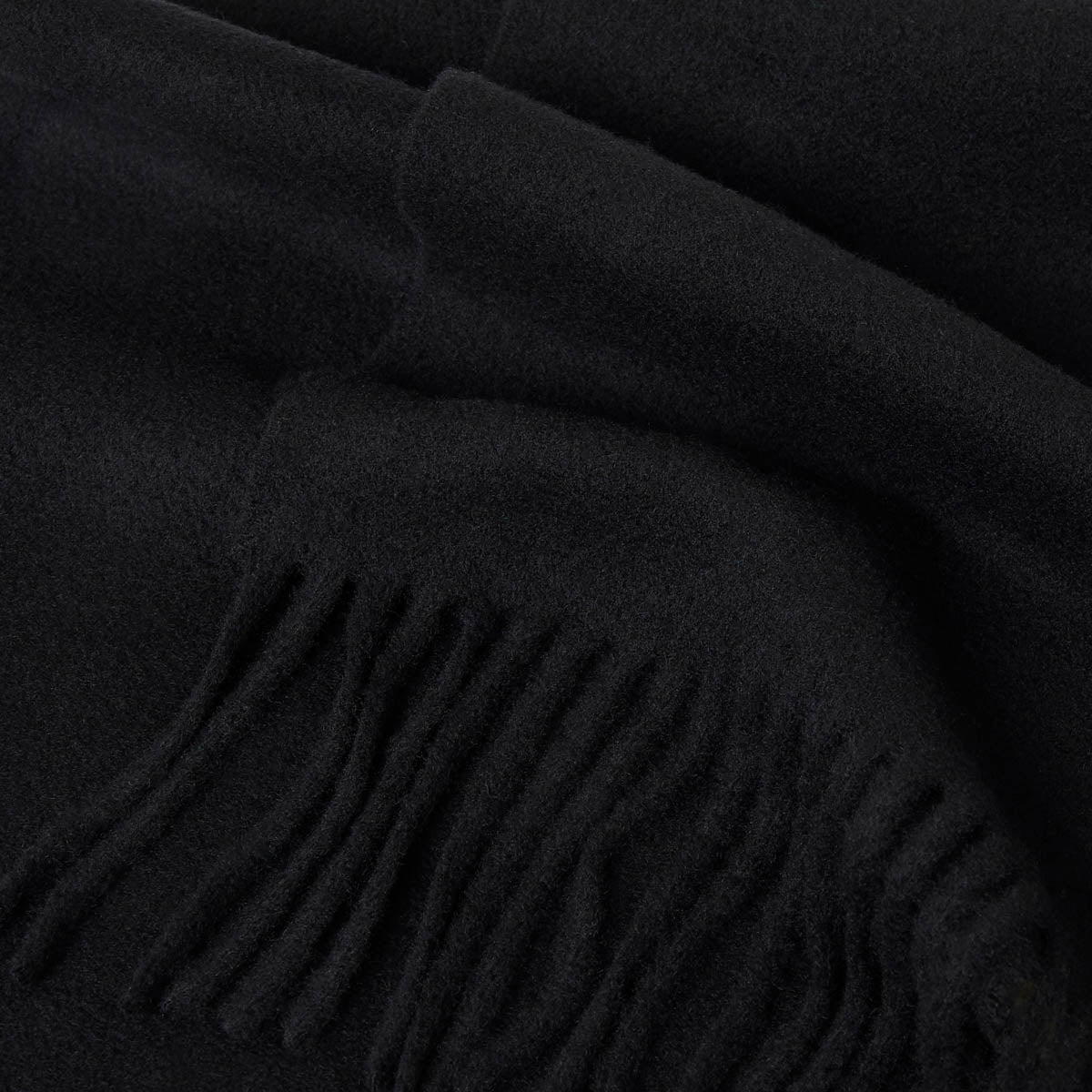 Echarpe en laine - noir