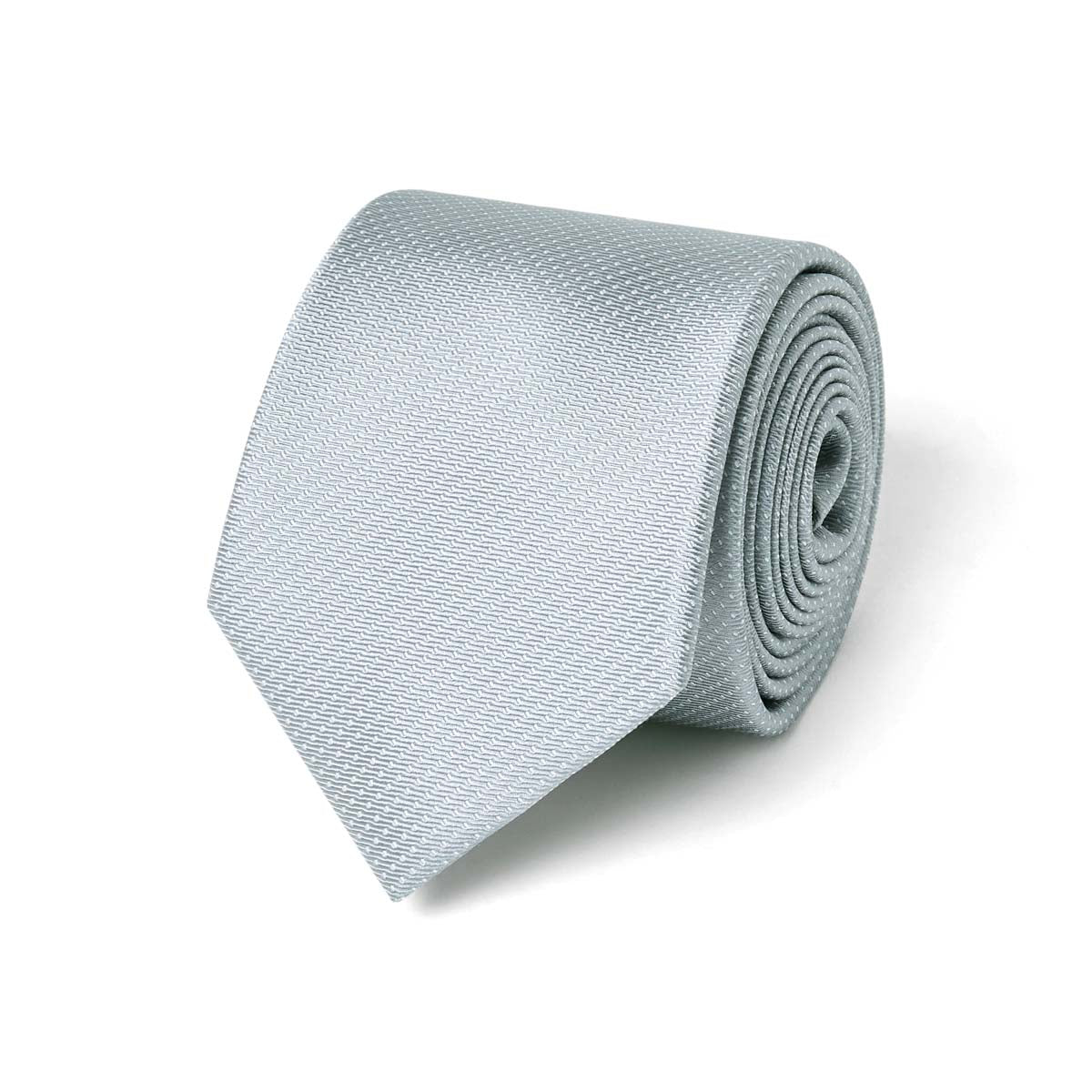 Cravate faux uni gris clair