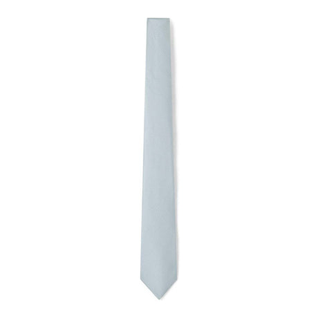 Cravate faux uni gris clair