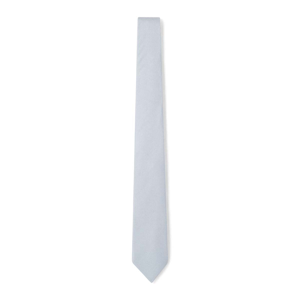 Cravate à losanges gris clair