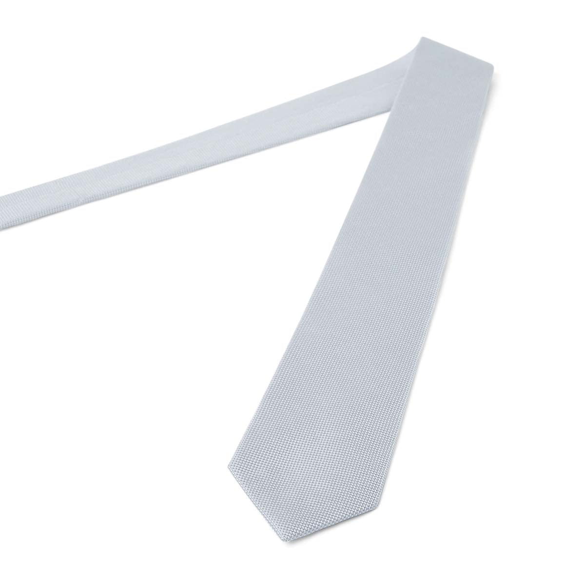 Cravate à losanges gris clair