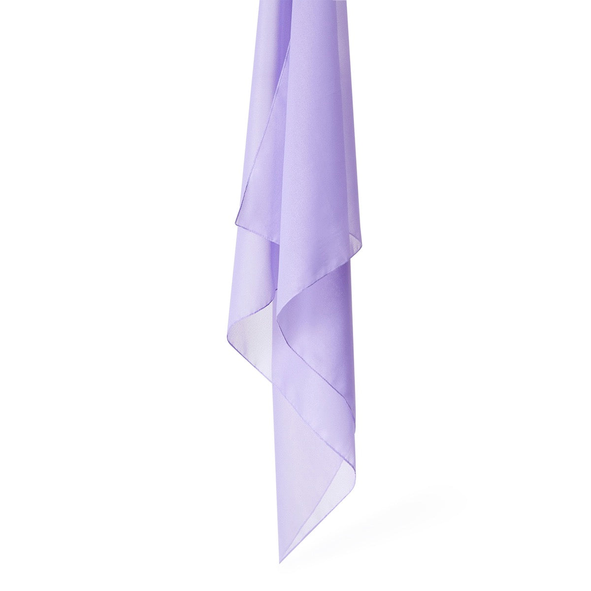 Foulard carré uni violet