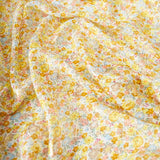 Foulard motif floral jaune