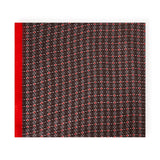 Black red diamond scarf