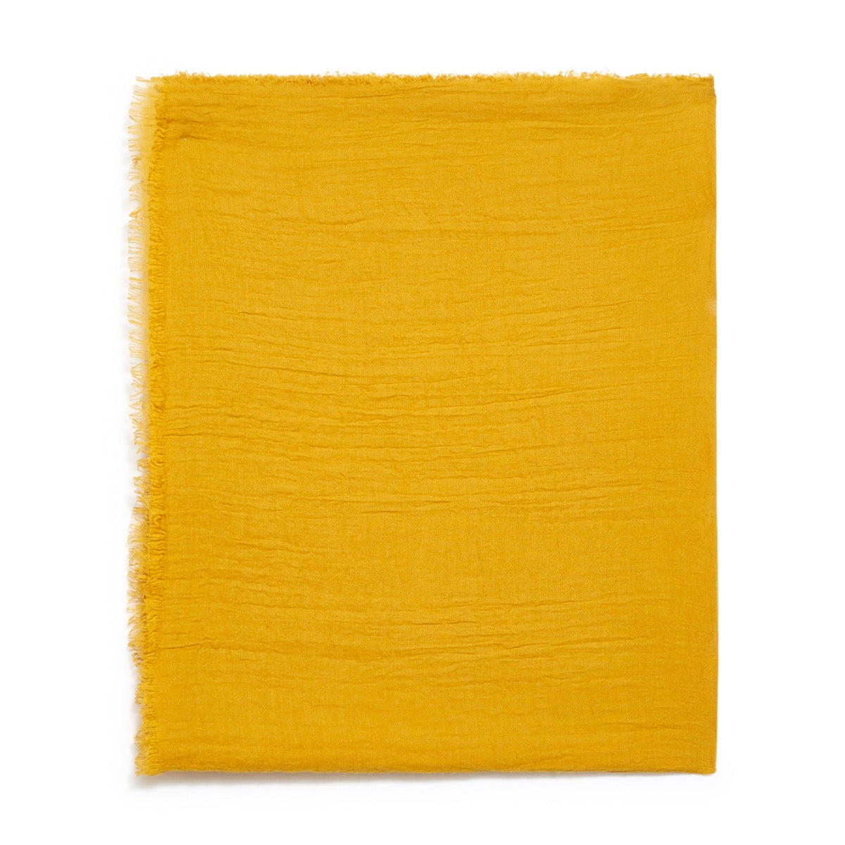 Echarpe unie - jaune moutarde