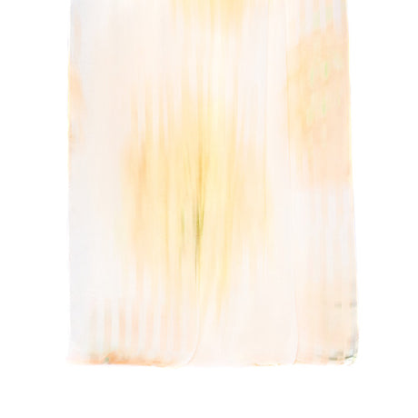 Foulard femme - motif pivoines - jaune